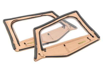 Jeep Fabric Replacement Upper Door Skins & Frame For 88-95 Wrangler YJ Pair MasterTop-3