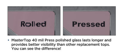 Full View Window Repair System 2018-Current JL 2 piece kit Tinted Windows MasterTop-7