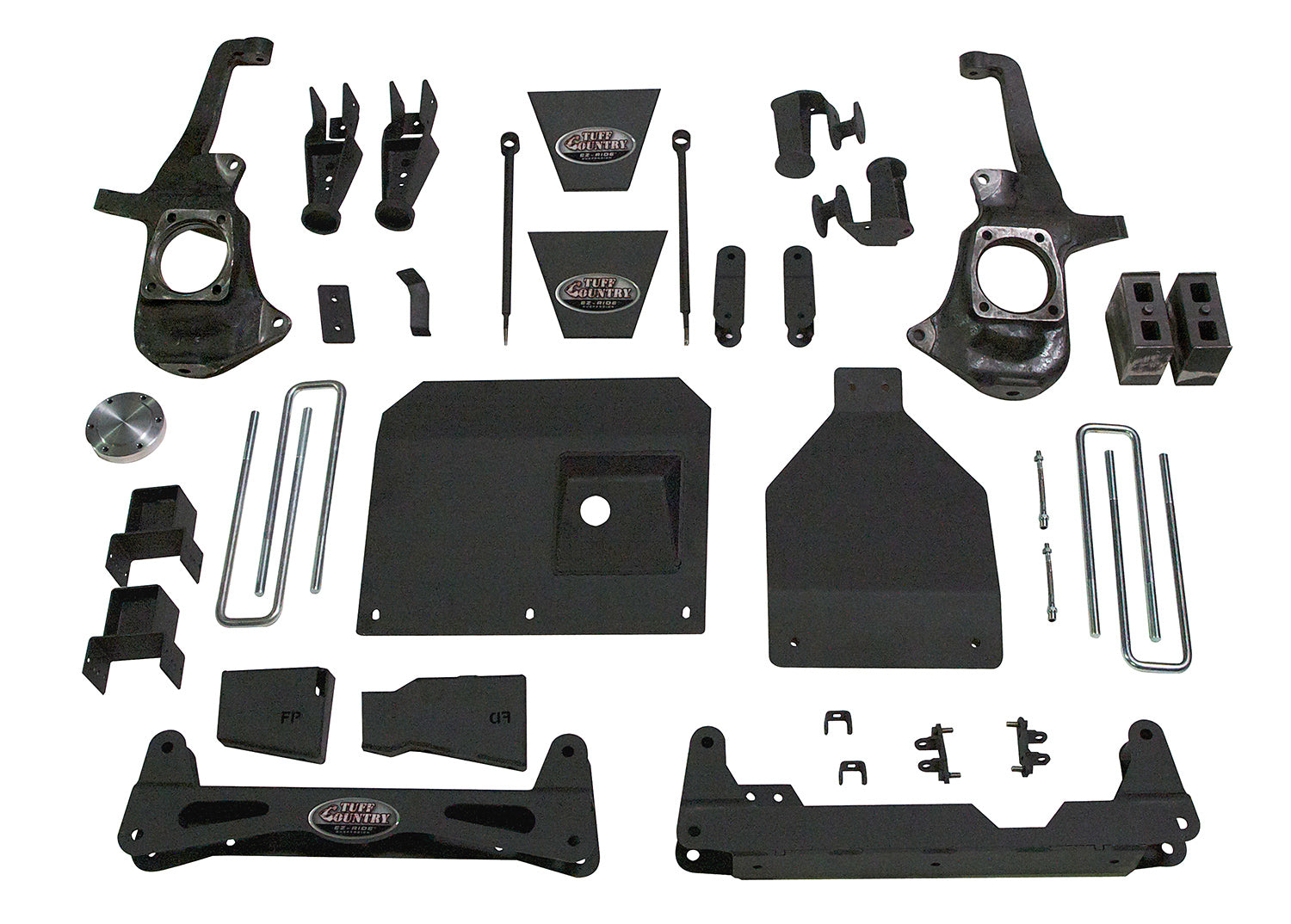 6 Inch Lift Kit 11-19 Silverado/Sierra 3500 / 3500HD Includes Dually Models Tuff Country-1