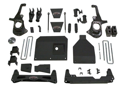 6 Inch Lift Kit 11-19 Silverado/Sierra 3500 / 3500HD Includes Dually Models Tuff Country-1