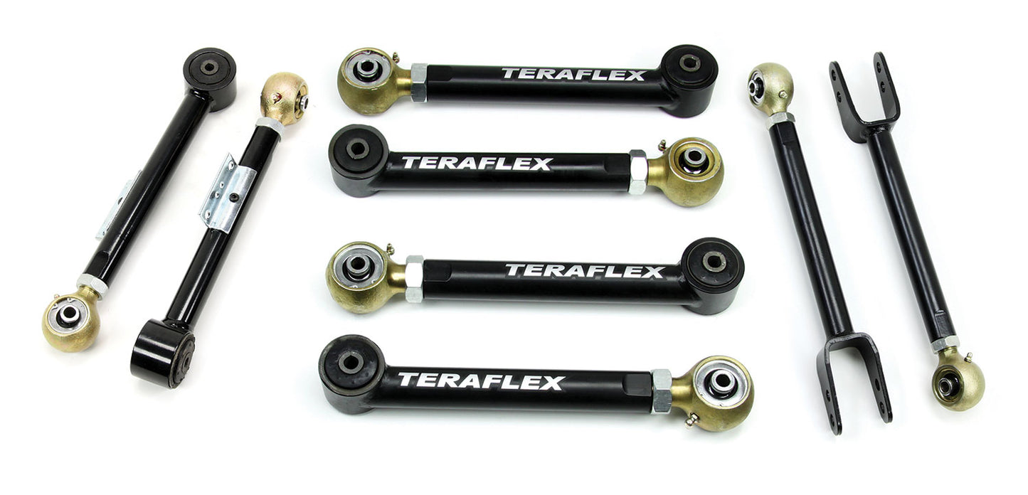TJ / ZJ Short Control Arm Kit 8-Arm 0-4 Inch Lift TeraFlex