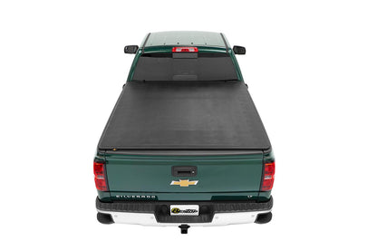 EZ-Fold Soft Tri-Fold Tonneau Cover For Chevy/GMC 2004-2012 Colorado/Canyon Black Tailgate Spoiler Not Included Bestop