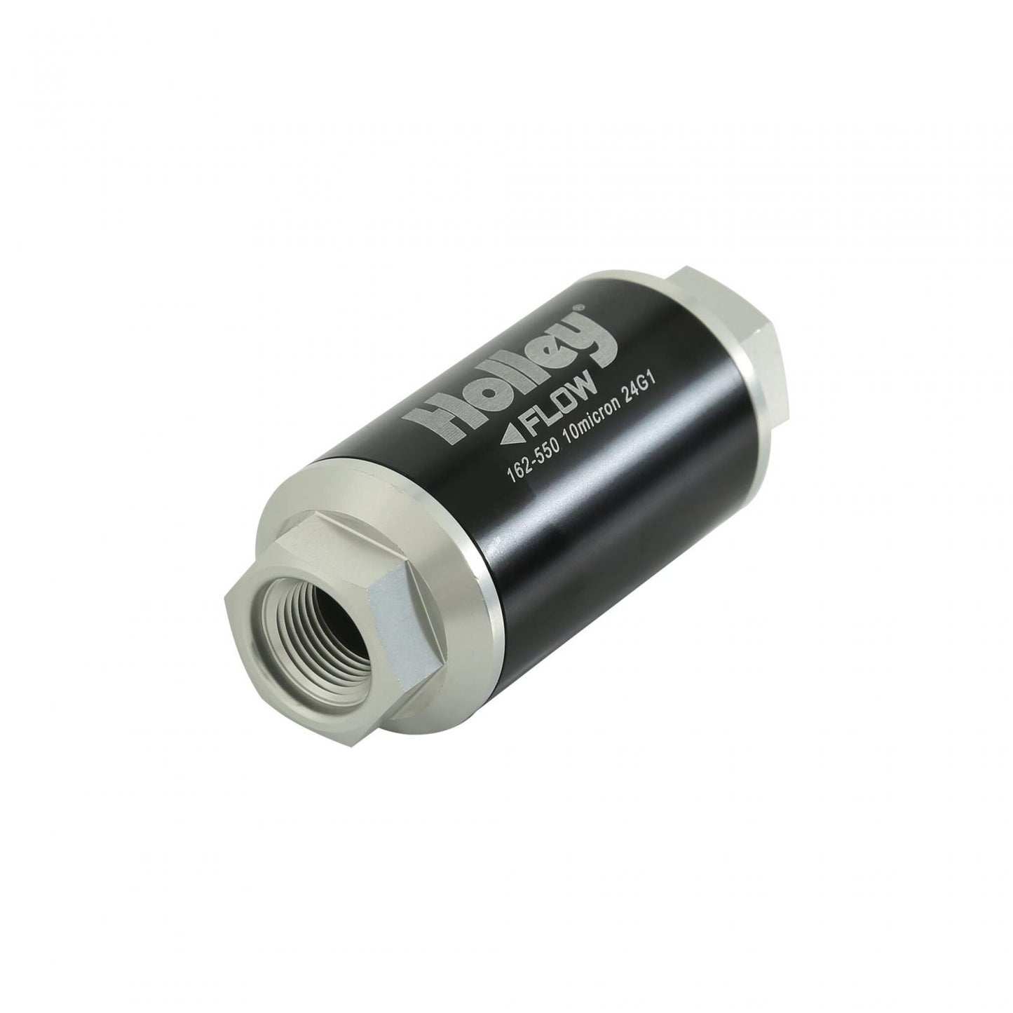 100 GPH HP Billet Fuel Filter Street/strip EFI Applications Post Filter 10 Micron Holley-2