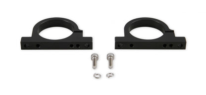 Black Mounting Bracket for HP Billet Fuel Filters Fits 100 GPH HP Billet Fuel Filter W/ 1.5 Diameter (38.1 Mm) I.D Mounting Bolt Holes C/l to C/l = 2.75 & Use W/ 1/4 Mounting Bolts Each Bracket Is 1/2 Thick Holley-2