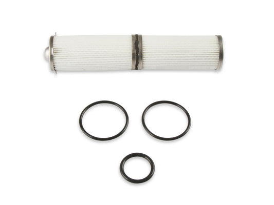 Fuel Filter Element and O-Ring Kit Fits 460 GPH VR Series Billet Fuel Filters 10 Micron Holley