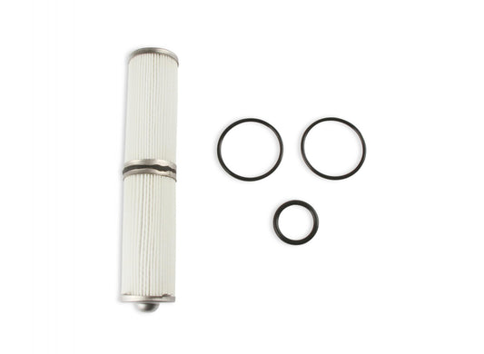 Fuel Filter Element and O-Ring Kit Fits 460 GPH VR Series Billet Fuel Filters 10 Micron Holley-1
