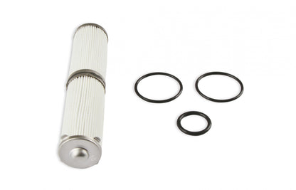 Fuel Filter Element and O-Ring Kit Fits 460 GPH VR Series Billet Fuel Filters 10 Micron Holley-2