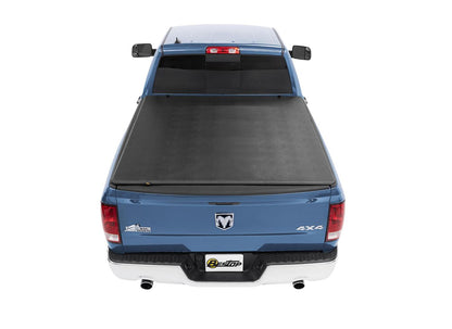 EZ-Fold Soft Tri-Fold Tonneau Cover For Dodge 2009-2010 Ram 1500 Black Tailgate Spoiler Not Included Bestop-1