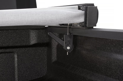 EZ-Fold Soft Tri-Fold Tonneau Cover For Jeep 2020-2024 Gladiator Black Diamond Tailgate Spoiler Not Included Bestop-2