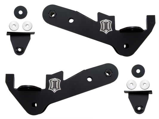 2017-2022 Ford F250/F350 Super Duty 4WD 4-Link Frame Bracket Kit ICON Vehicle Dynamics