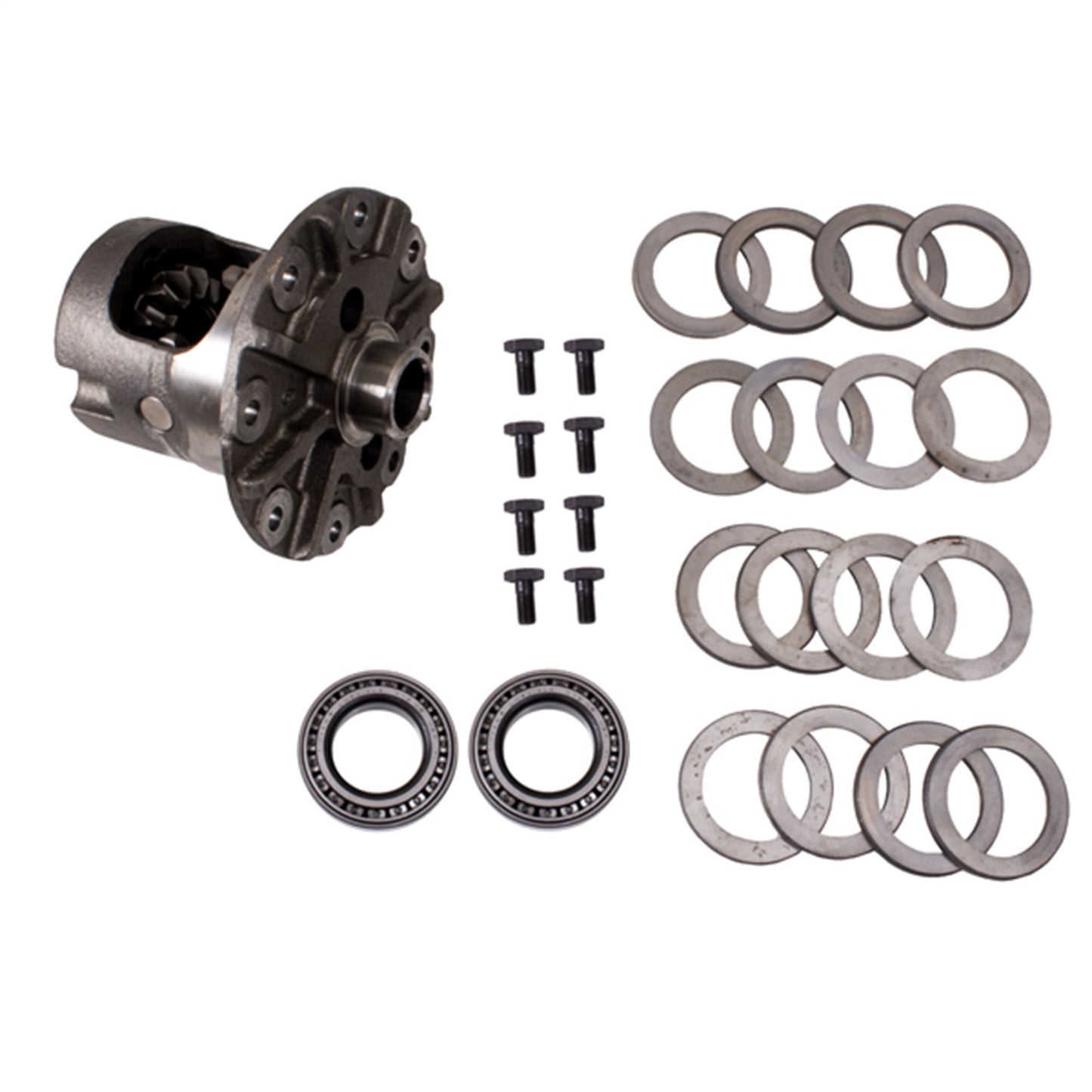 Differential Carrier Assembly Rear Dana 35 w/Trac-Lok 3.55 Ratio Includes Bolts/Bearings/Shims 1987-1995 Jeep Wrangler YJ 1997-2000 Wrangler TJ 1984-2000 Cherokee XJ And 1993-1998 OMIX