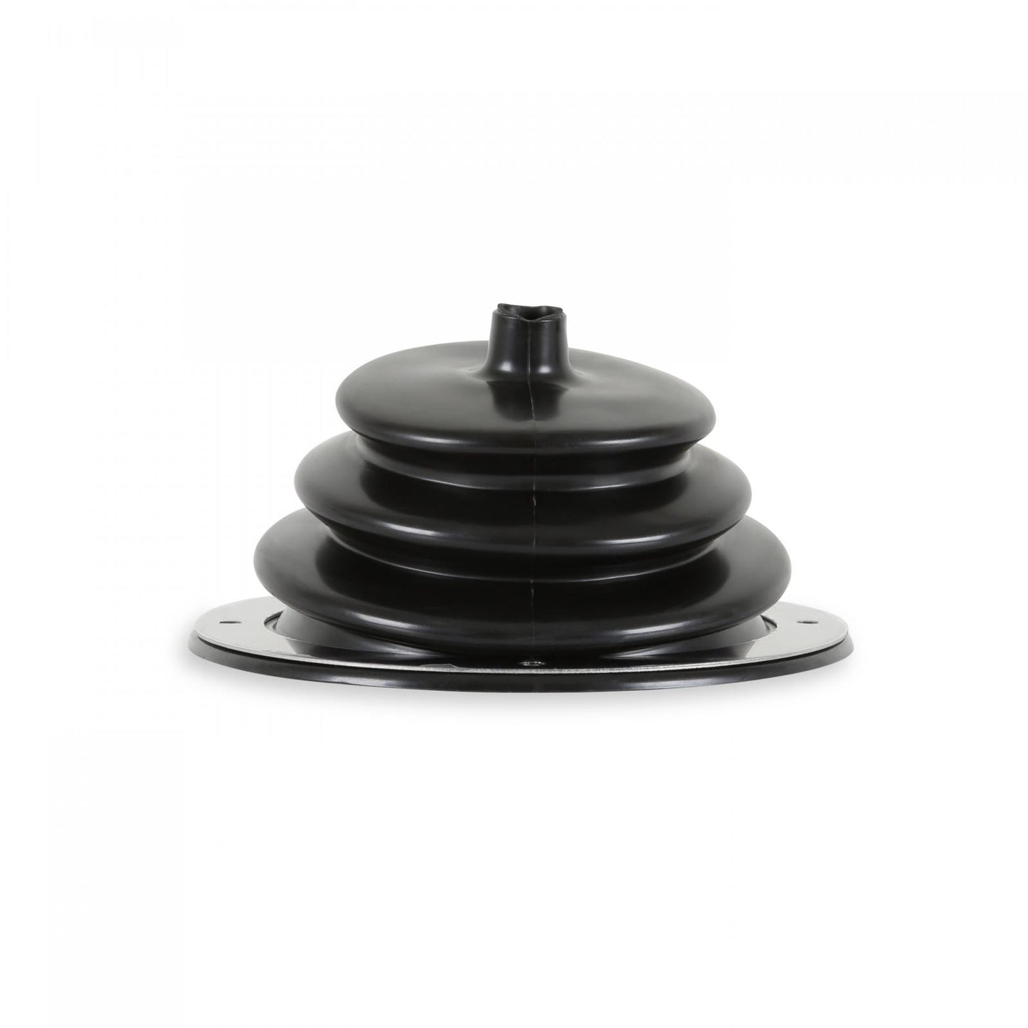 Shifter Boot Small round boot with 5-1/2 Inch round trim ring Mr Gasket-3