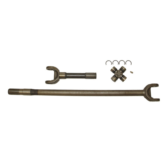 Axle Shaft Assembly Front Left Dana 25/27 Includes Long Inner Axle Shaft Outer Stub Axle Greaseable U-Joint Replaces O.E. Pn 909459 OMIX