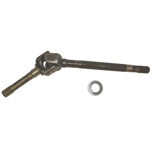 Axle Shaft Assembly Front Right Dana 30 27 Spline 24-9/16 Inch Length Includes Inner Axle Shaft Outer Stub Shaft U-Joint Dust Shield Replaces O.E. Pn 8134294 OMIX