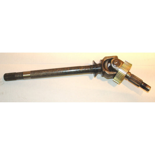 Axle Shaft Assembly Front Left Dana 30 Reverse Includes Inner Shaft Outer Stub Shaft Reluctor Ring U-Joint Replaces O.E. Pn 4713189 OMIX