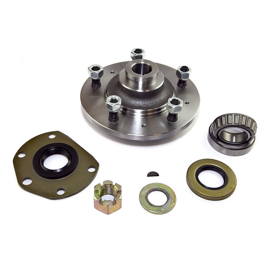 Axle Hub Assembly Rear Amc 20 Includes Bearing/Cup/2 Oil Seals/Nut/Washer/Key 1976-1982 CJ5 1976-1986 CJ7 And 1981-1986 CJ8 Scrambler OMIX