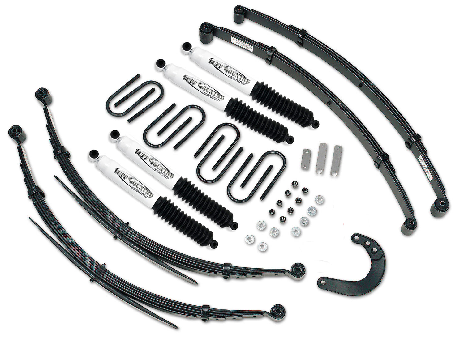 6 Inch Lift Kit 73-87 Chevy Truck/GMC Truck/Suburban/Blazer/Jimmy 1/2 Ton 4WD EZ-Ride Fits Models w/52 Inch long Rear Springs Tuff Country