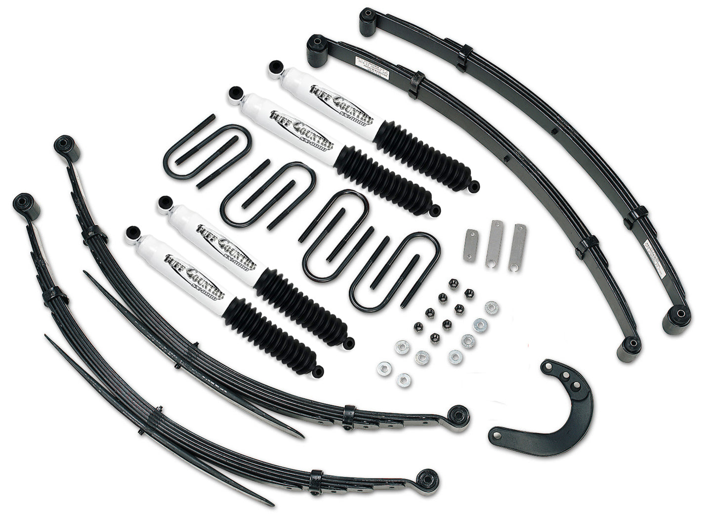 6 Inch Lift Kit 73-87 Chevy/GMC Truck/Suburban 3/4 Ton 4x4 K20 EZ-Ride Fits Models w/52 Inch long Rear Springs Tuff Country