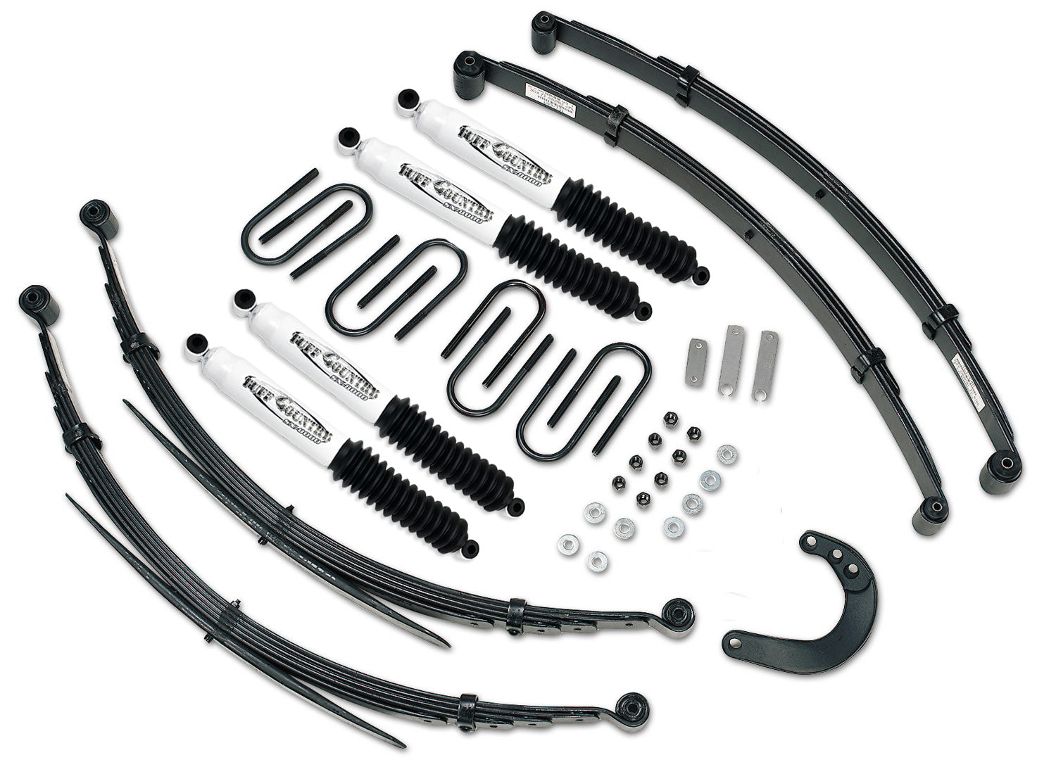 6 Inch Lift Kit 73-87 Chevy/GMC Truck/Suburban 3/4 Ton 4x4 K20 EZ-Ride Fits Models w/52 Inch long Rear Springs Tuff Country