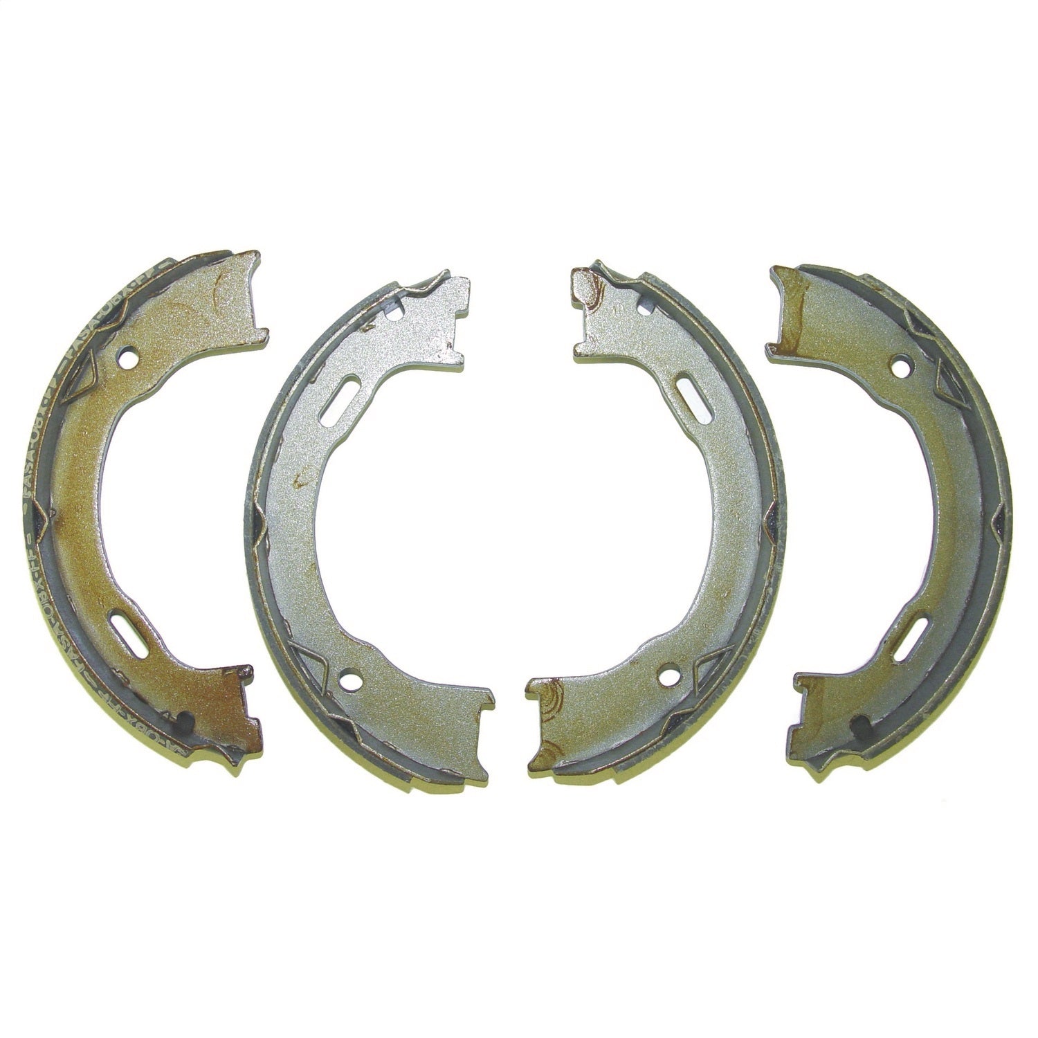 Parking Brake Shoe Rear Pair Fits Inside The Rear Brake Rotor On 04-06 Wrangler TJ/Unlimited Lj And 04-07 Liberty KJ OMIX