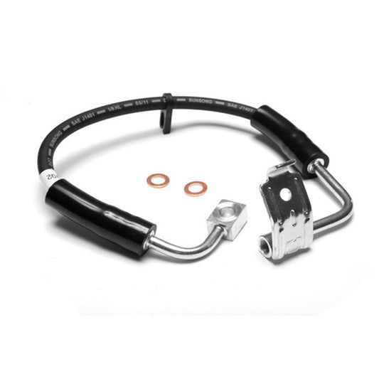 Brake Hose Front Left 7 Inch Length Front Driver Side Of 07-10 Wrangler JK OMIX