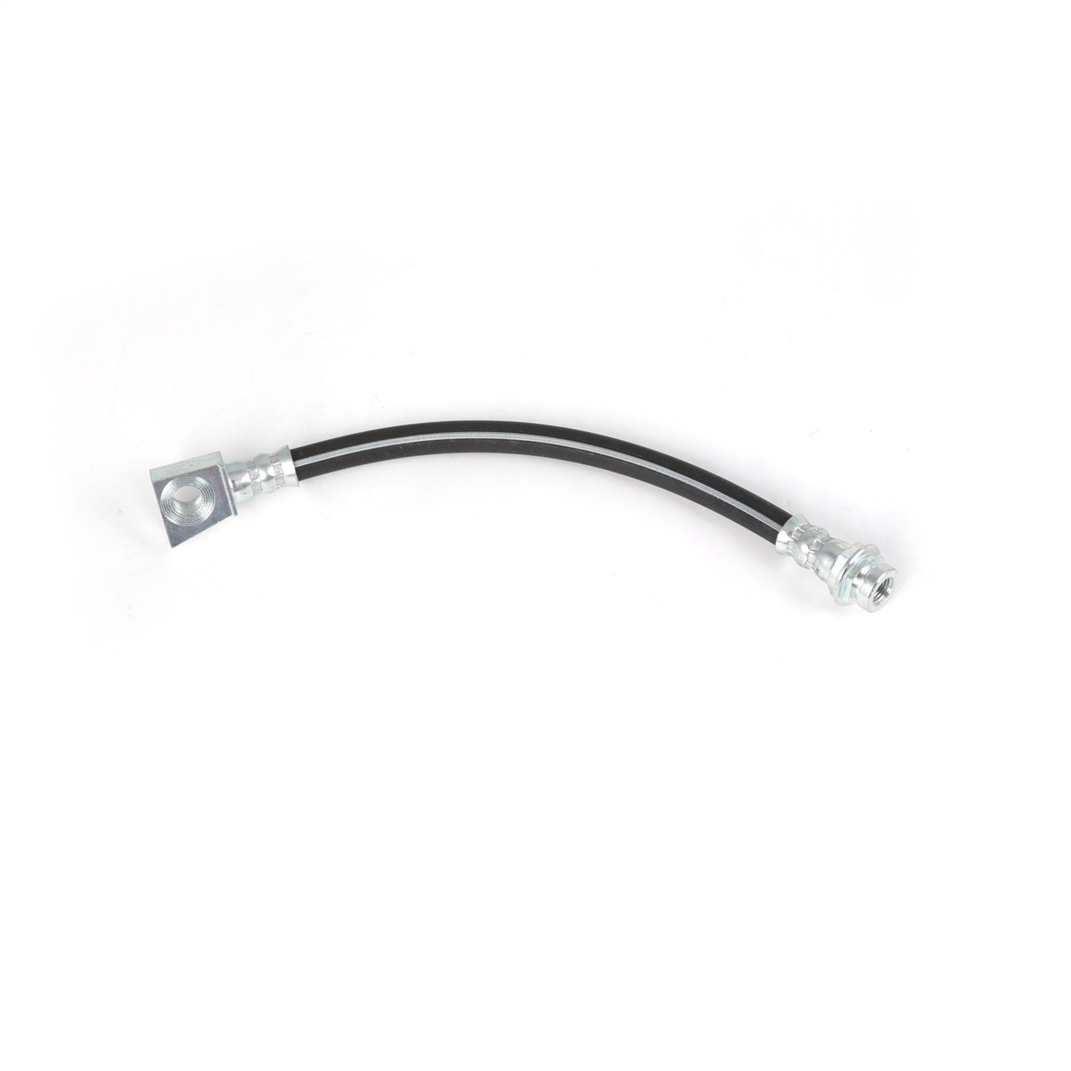 Brake Hose Rear Right 10 Inch Length Fits The Rear Passenger Side Of 03-06 Wrangler TJ Equipped With Rear Disc Brakes OMIX