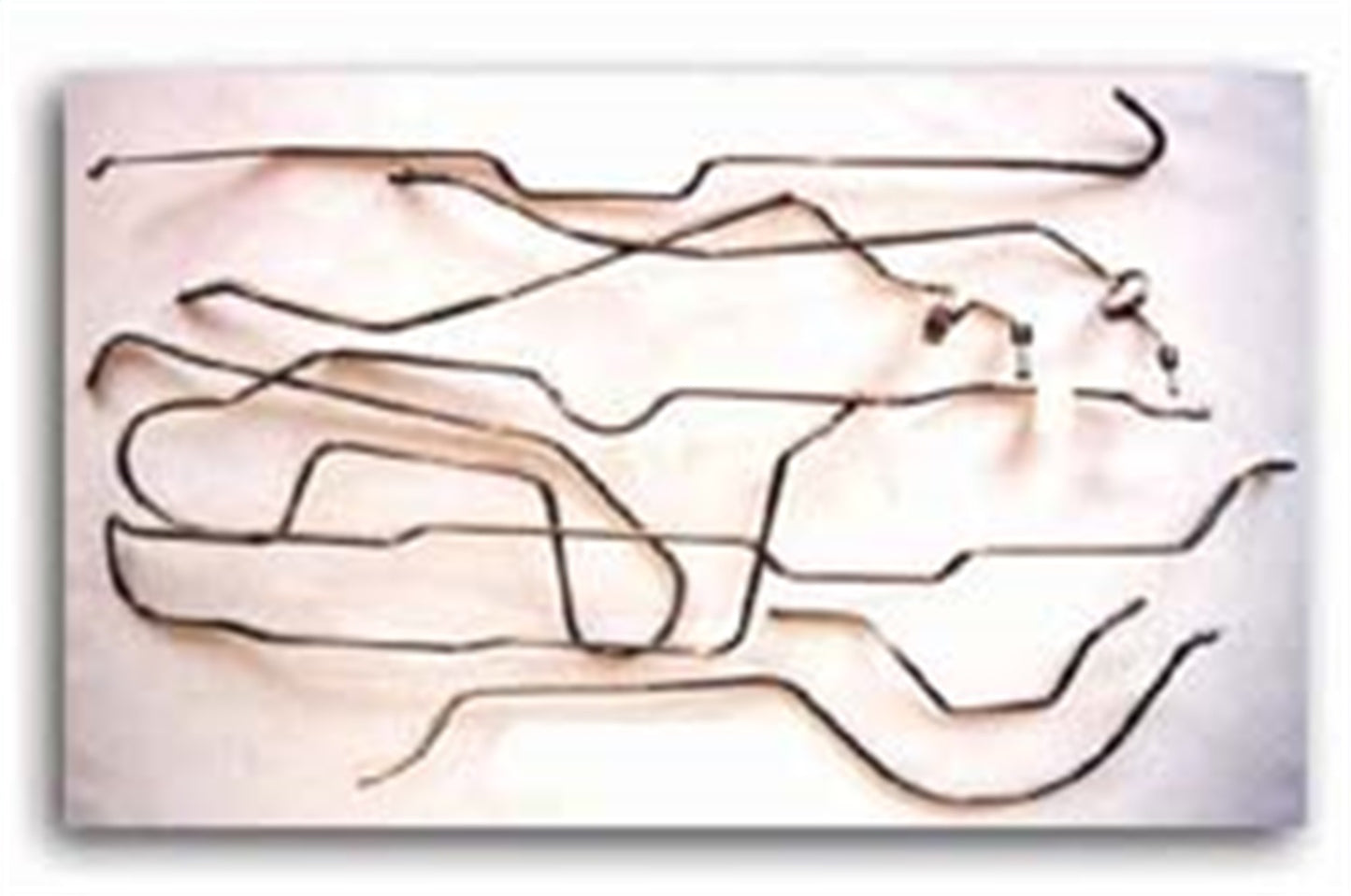 Brake Line Set Steel Front And Rear Fits 1981-1983 CJ5 Models Equipped With Manual Front Disc And Rear Drum Brakes OMIX
