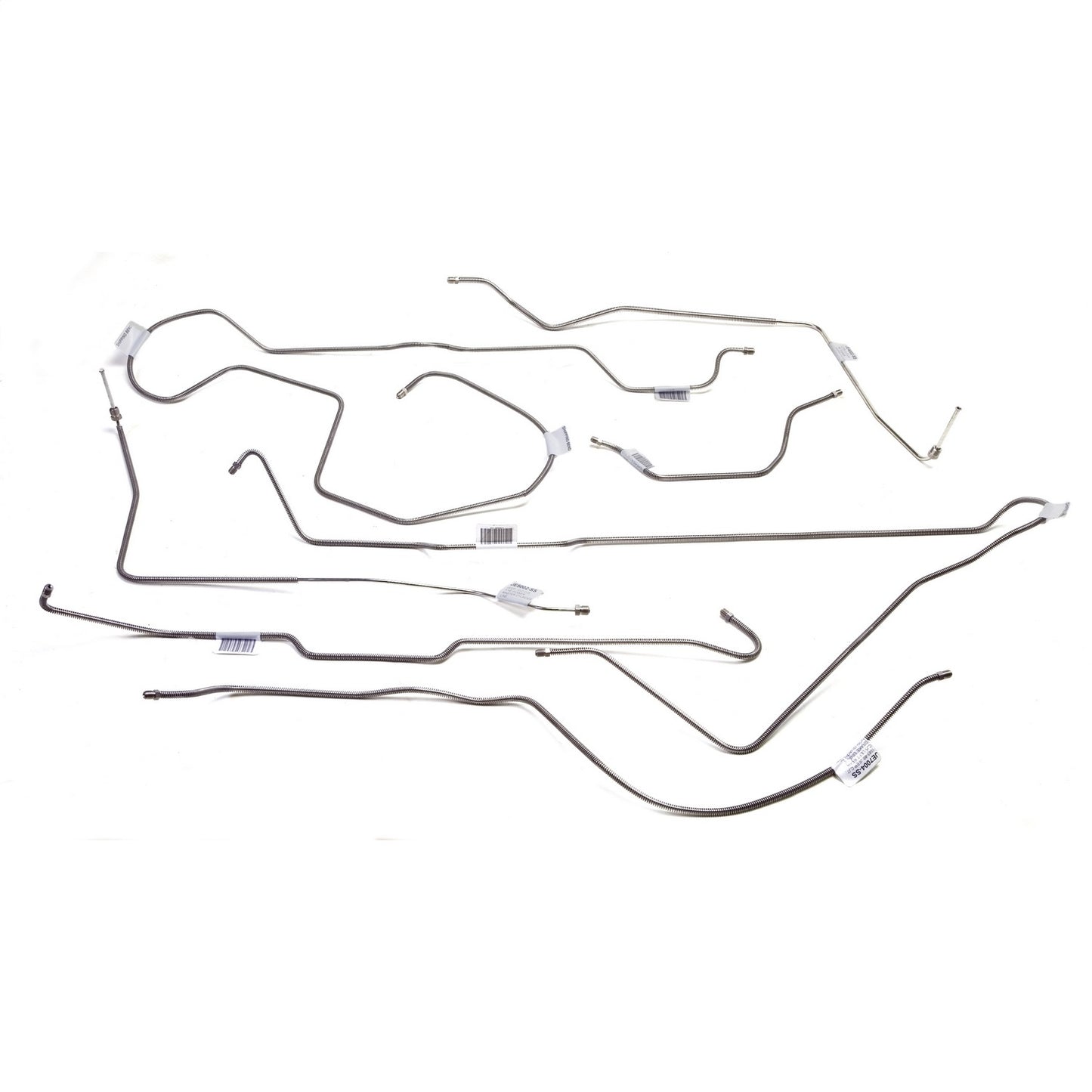 Brake Line Set Steel Front And Rear Fits 1981-1983 CJ5 Models Equipped With Power Front Disc And Rear Drum Brakes OMIX