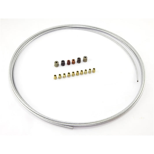 Brake Line And Fitting Kit 13/16 Inch X 0.028 Tube 25 Ft. Coil w/16 Assorted Nuts OMIX