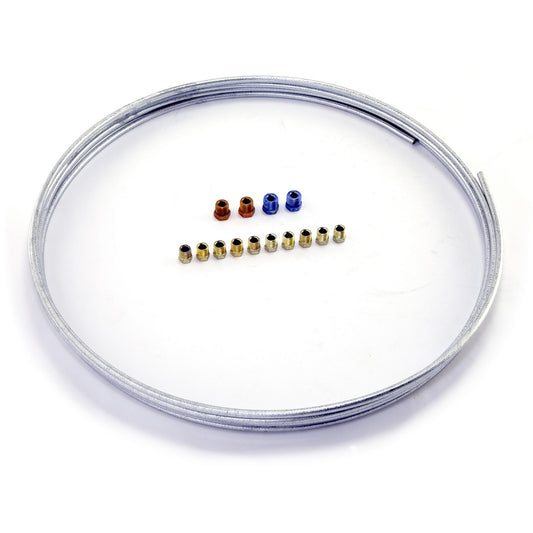Fuel Line 1/4 Inch X 0.028 Tube Includes 25 Ft. Coil w/14 Assorted Nuts OMIX