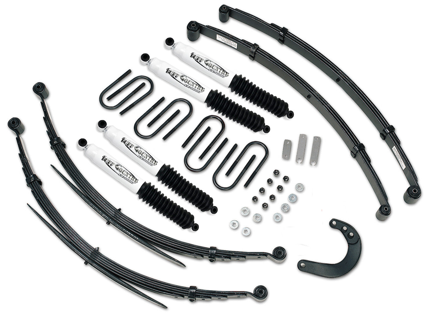 6 Inch Lift Kit 88-91 Chevy/GMC Suburban 3/4 Ton EZ-Ride Fits Models w/52 Inch long Rear Springs Tuff Country