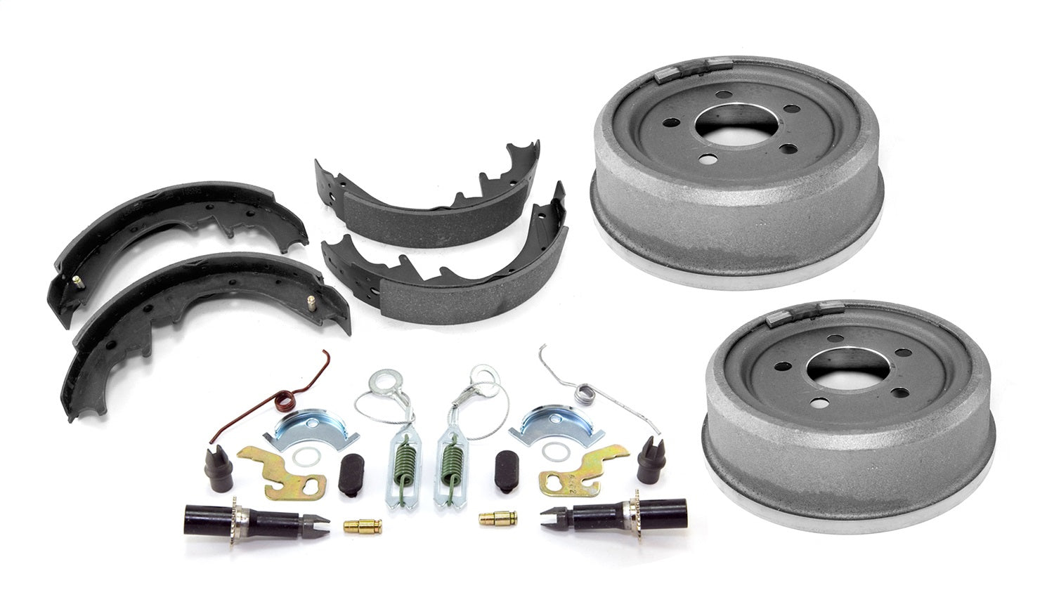 Drum Brake Service Kit Rear Dana 44 9X2.5 Drum Includes Drum Shoes Drum Hardware Kit The Rear Of 90-95 YJ, 97-06 TJ, 90-01 XJ And 93-98 ZJ OMIX