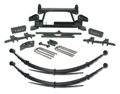 6 Inch Lift Kit 88-97 Chevy/GMC Truck K2500/3500 4x4 8 Lug w/Rear Leaf Springs Fits Models with Cast Lower Control Arms Only Tuff Country-1