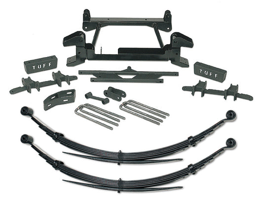 6 Inch Lift Kit 88-97 Chevy/GMC Truck K2500/3500 4x4 8 Lug w/Rear Leaf Springs Fits Models with Cast Lower Control Arms Only Tuff Country-1