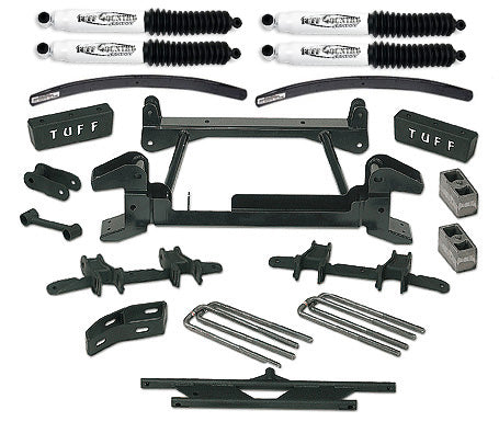 6 Inch Lift Kit 88-97 Chevy/GMC Truck K2500/3500 4x4 8 Lug Fits Models with stamped lower Control Arms Tuff Country