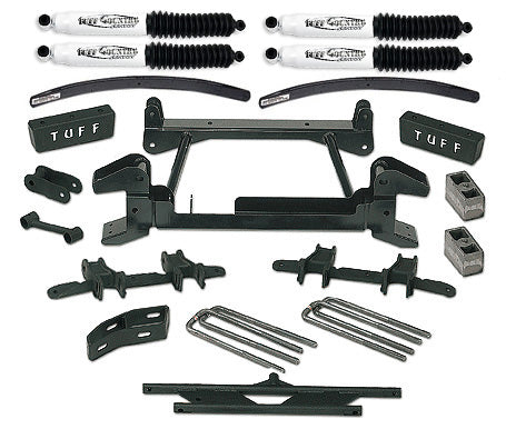 6 Inch Lift Kit 92-98 Chevy/GMC Suburban 2500 8 Lug Fits Models with stamped lower Control Arms Tuff Country