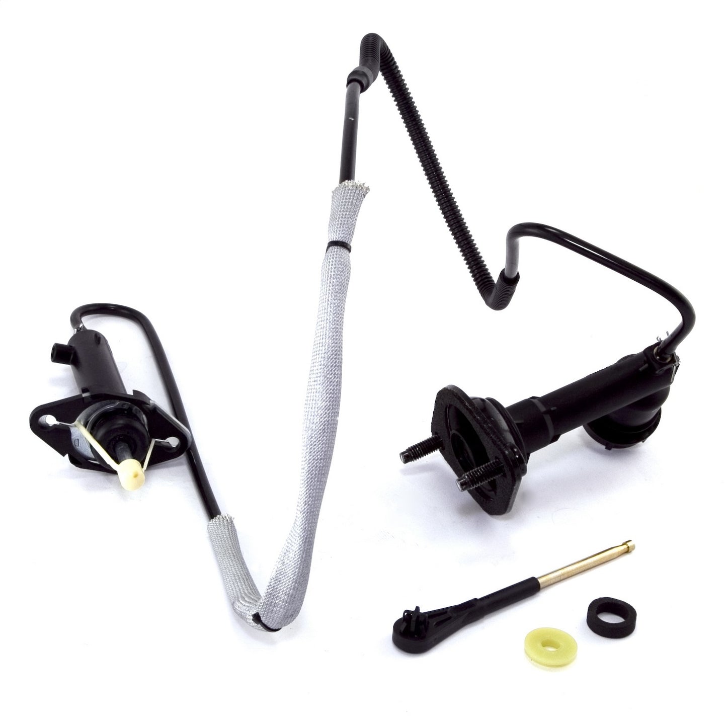 Clutch Master And Slave Cylinder Kit Left Hand Drive Includes Clutch Master Cylinder/Hydraulic Line/Clutch Slave Cylinder 1998-1999 Jeep Cherokee XJ OMIX