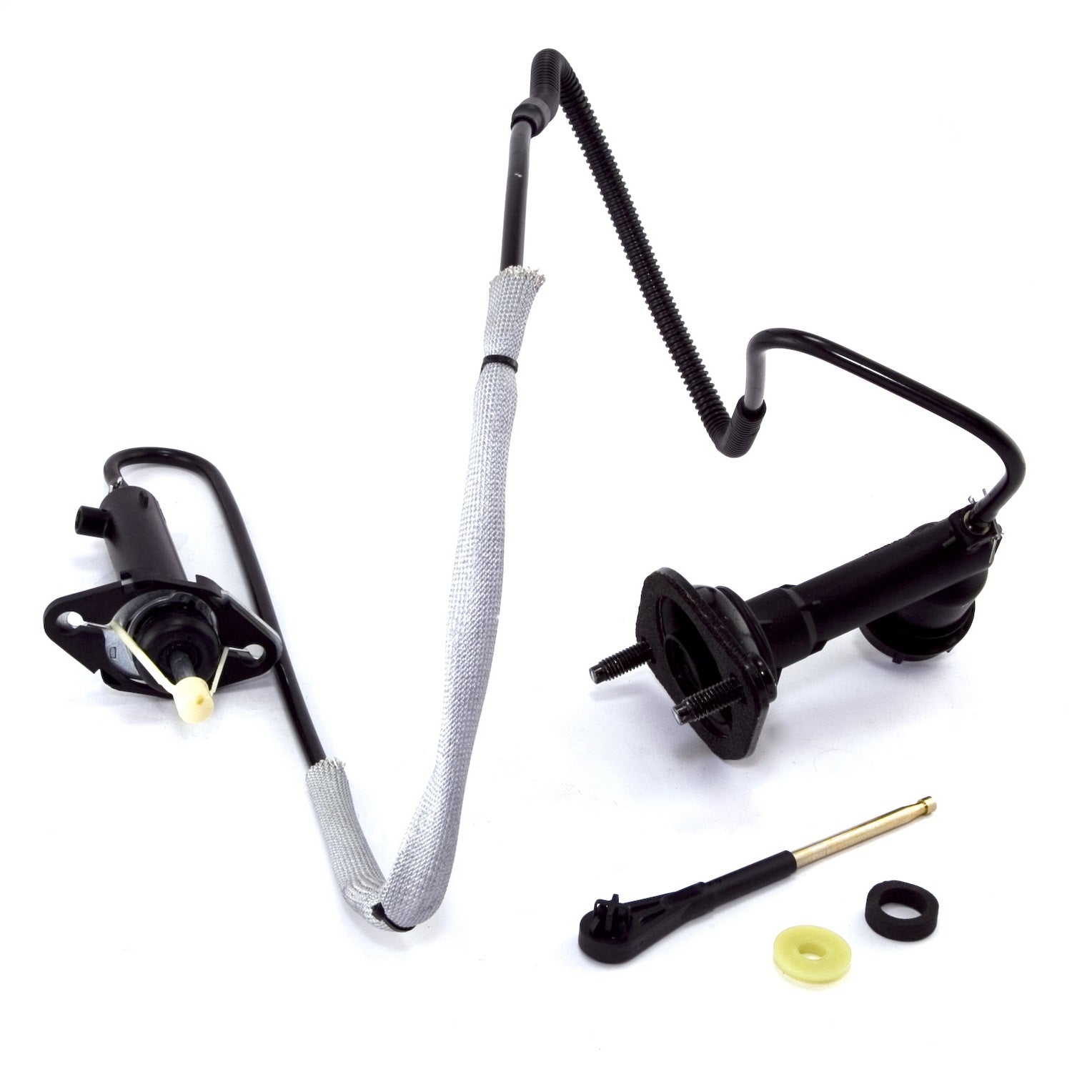 Clutch Master And Slave Cylinder Kit Left Hand Drive Includes Clutch Master Cylinder/Hydraulic Line/Clutch Slave Cylinder 1998-1999 Jeep Cherokee XJ OMIX