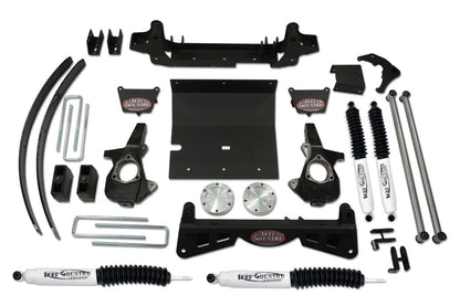 6 Inch Lift Kit 2006 Silverado/Sierra 1500 w/3 Piece Sub Frame Fits Models w/o Factory Air Ride Shocks Tuff Country