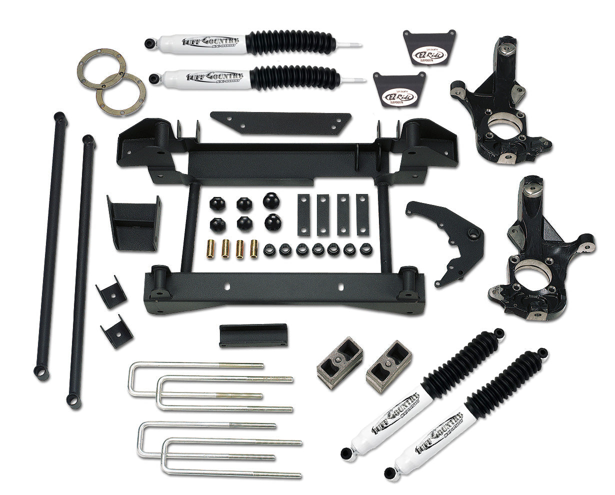 6 Inch Lift Kit 01-10 Silverado/Sierra 2500HD w/1 Piece Sub Frame Tuff Country