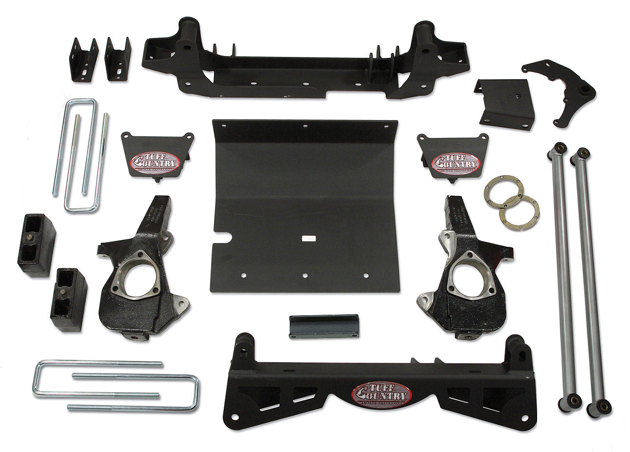 6 Inch Lift Kit 01-06 Silverado/Sierra 3500 / 3500HD w/3 Piece Sub Frame Tuff Country-1