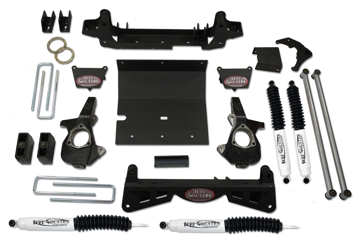6 Inch Lift Kit 01-06 Silverado/Sierra 3500 / 3500HD w/3 Piece Sub Frame Tuff Country