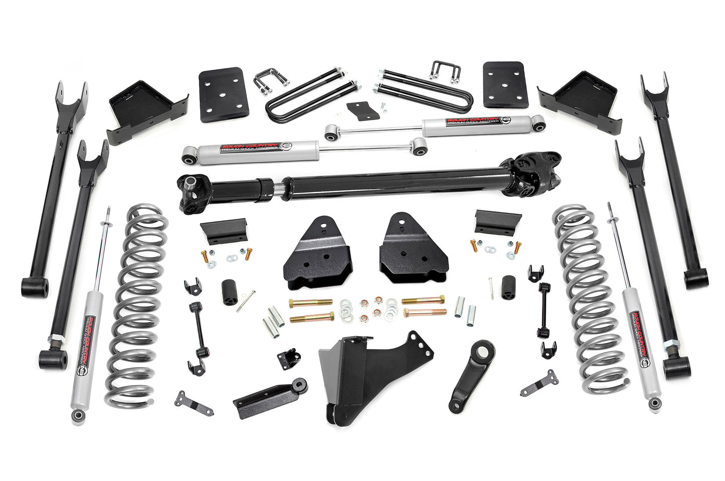 6 Inch Lift Kit | 4-Link | No OVLD | D/S | Ford F-250/F-350 Super Duty (17-22) Rough Country