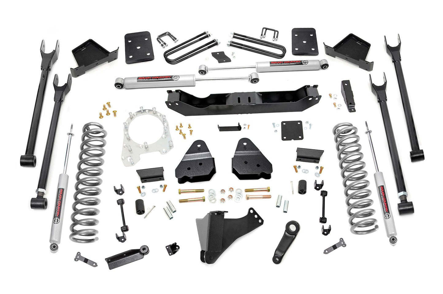 6 Inch Lift Kit | Diesel | 4-Link | No OVLD | Ford F-250/F-350 Super Duty (17-22) Rough Country