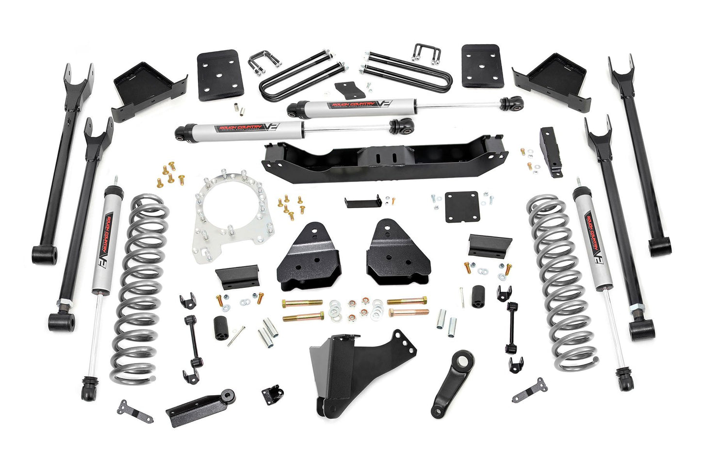 6 Inch Lift Kit | Diesel | 4 Link | V2 | Ford F-250/F-350 Super Duty (17-22) Rough Country