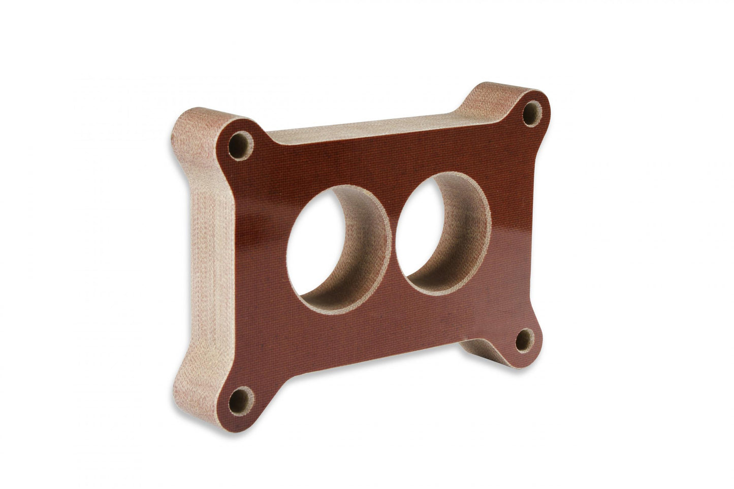 Intake Manifold Spacer for 2300 Flange 1 11/16 Bores 1 Height Phenolic Spacer Holley-3