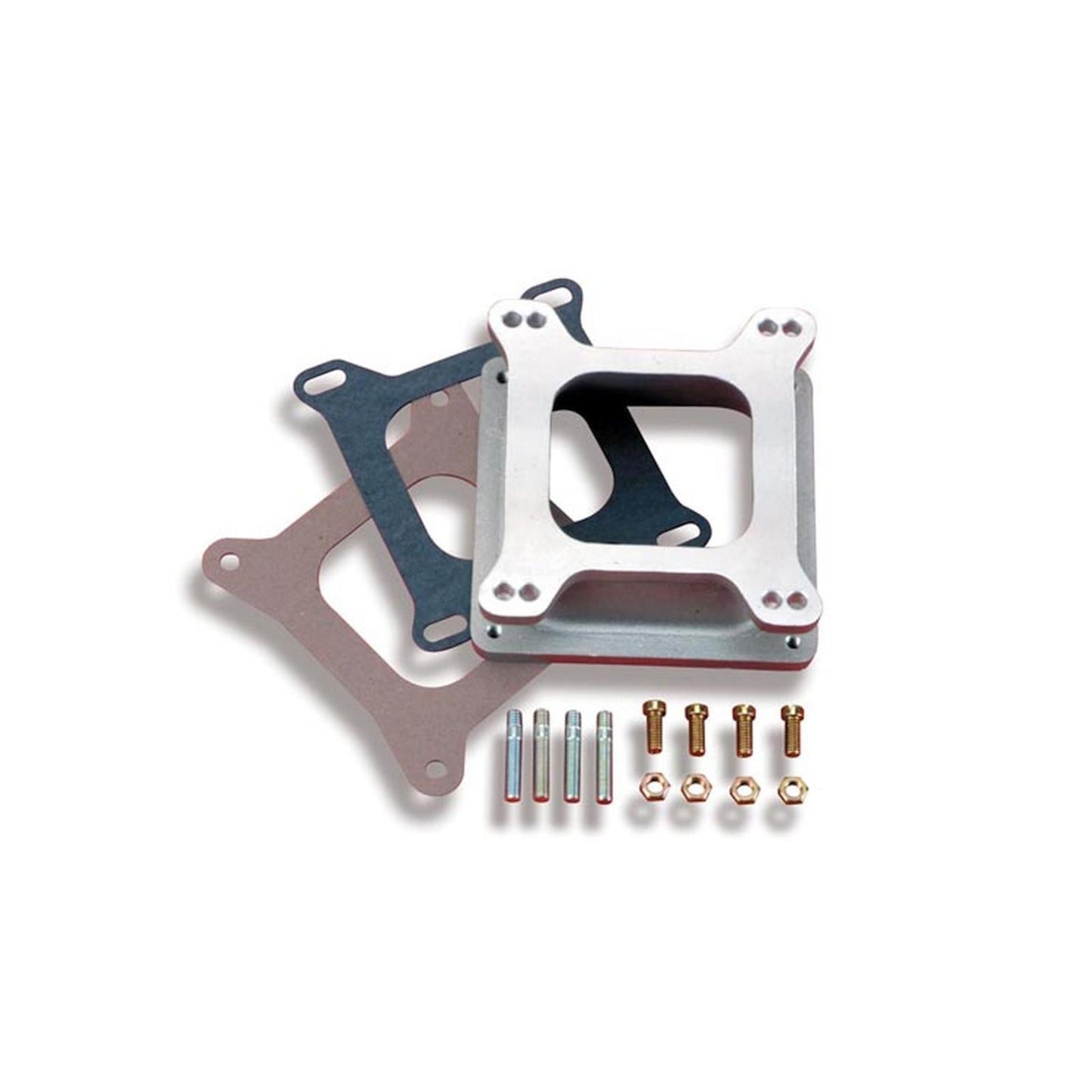 Intake Manifold Spacer Adapter Dominator to Square Bore 2 1/4 Height Cast Aluminum Spacer Holley