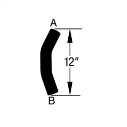 Radiator Hose Upper 2002-2007 Jeep Liberty KJ OMIX-1
