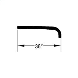 Heater Hose Supply Black 1997-2001 Jeep Cherokee XJ OMIX