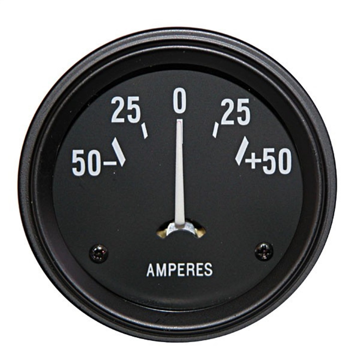 Ammeter Inside Black Face w/White Pointer -50 To 50 1941-1945 Mb And Ford Gpw 1945-1949 CJ2A 1948-53CJ3A And 1953-67CJ3B OMIX